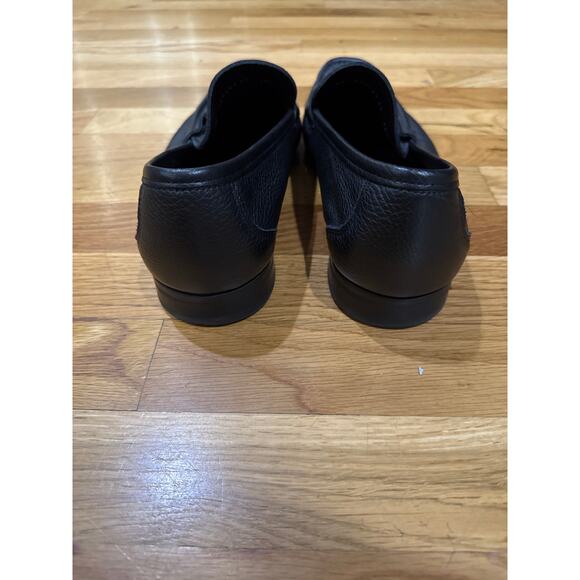 Salvatore Ferragamo Grandioso Grained Calfskin Gancini Loafers Size 10.5 EE - Picture 4 of 7